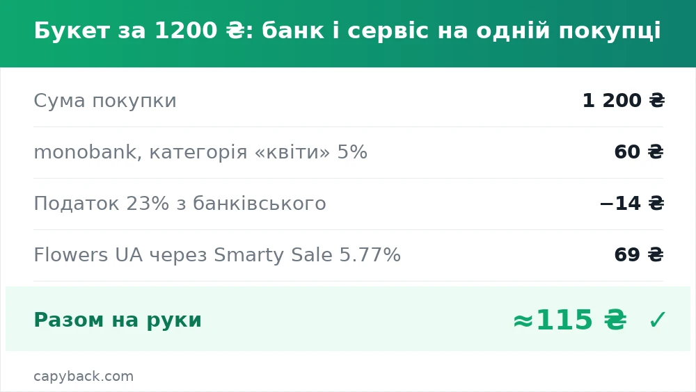 Букет за 1200 ₴: банк і сервіс на одній покупці